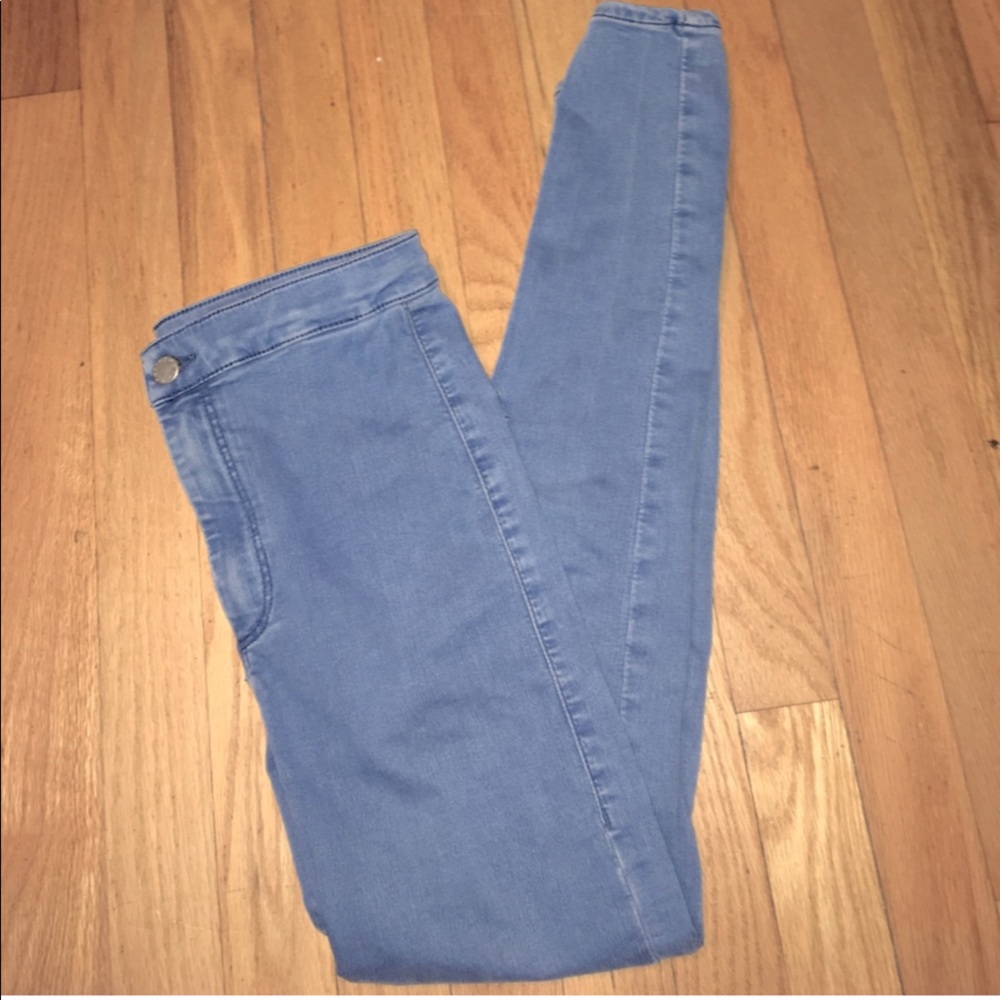 Topshop Joni Jeans 28 Medium Wash High Rise
